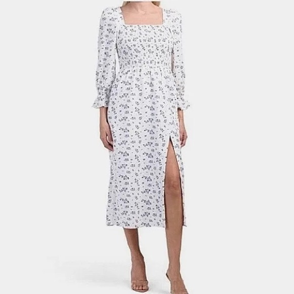 House of Harlow 1960 Dresses & Skirts - House of Harlow 1960 cottage core smocked linen dress S